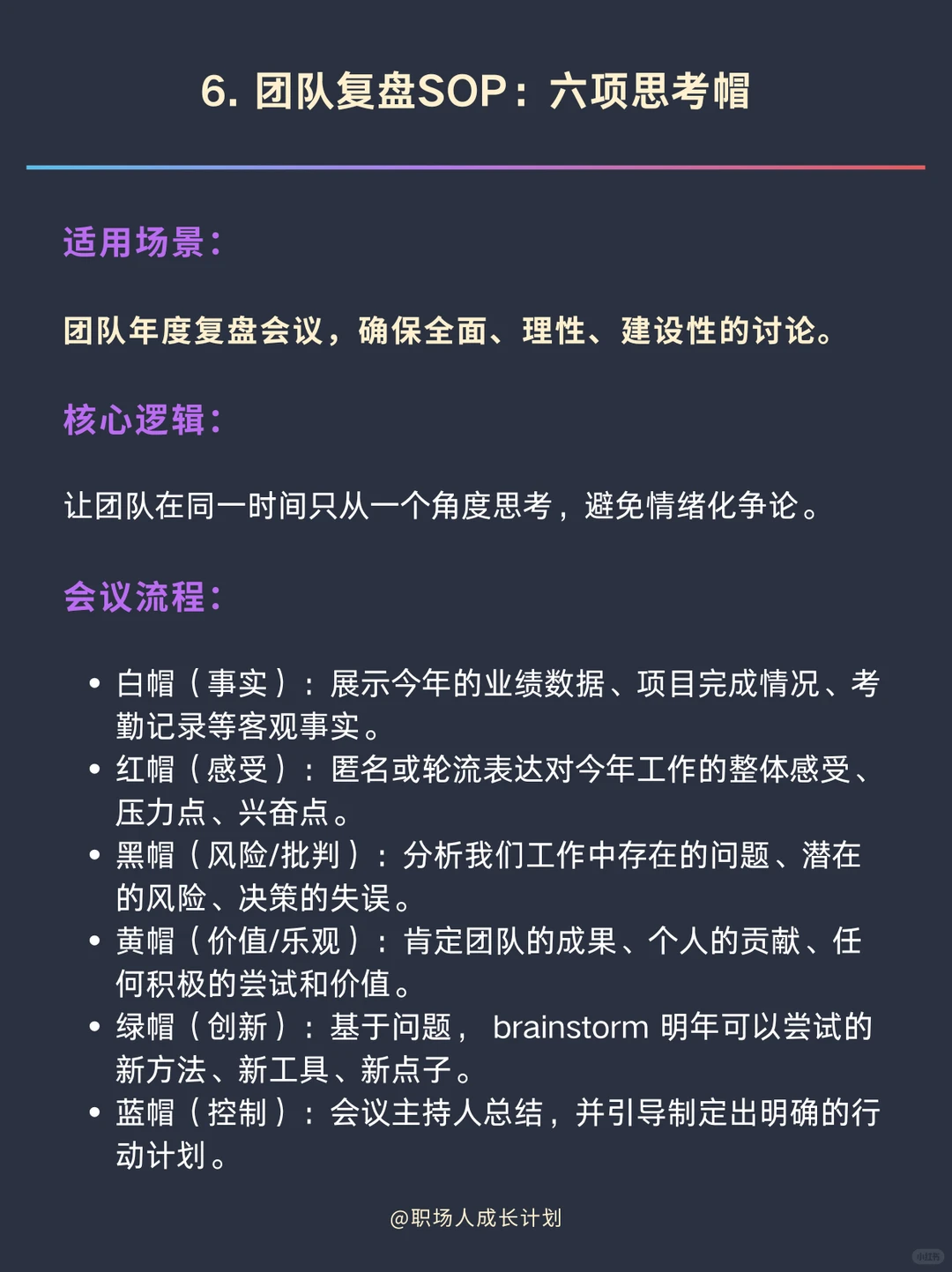 我发现工作能力强的人都很会建立SOP❗❗