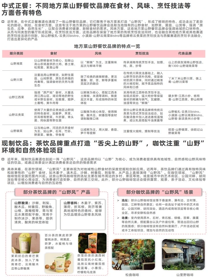 山野餐饮发展趋势:情绪疗愈+餐饮界万精油