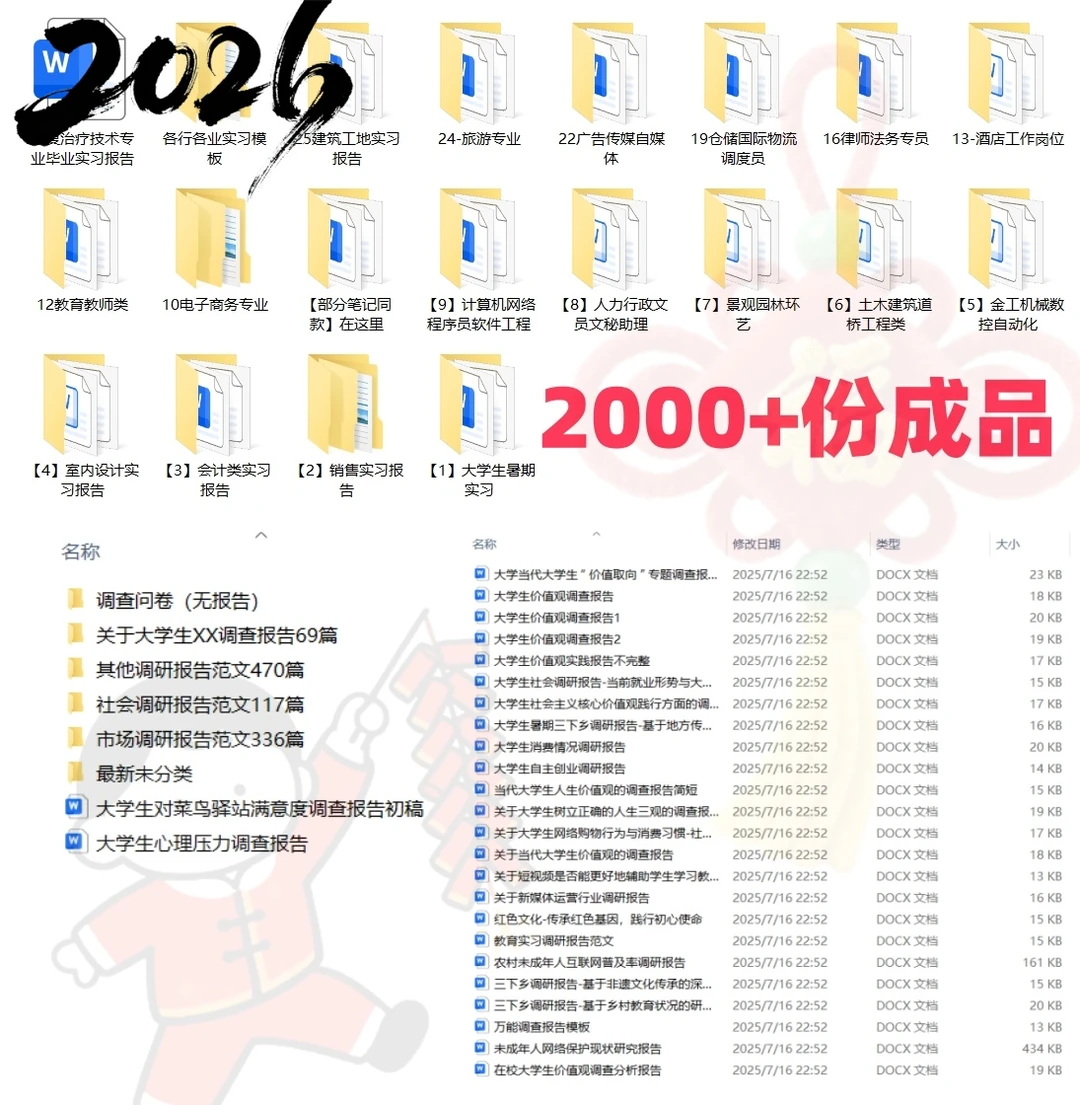 5000字大学生社会实践万能报告,存下吧!