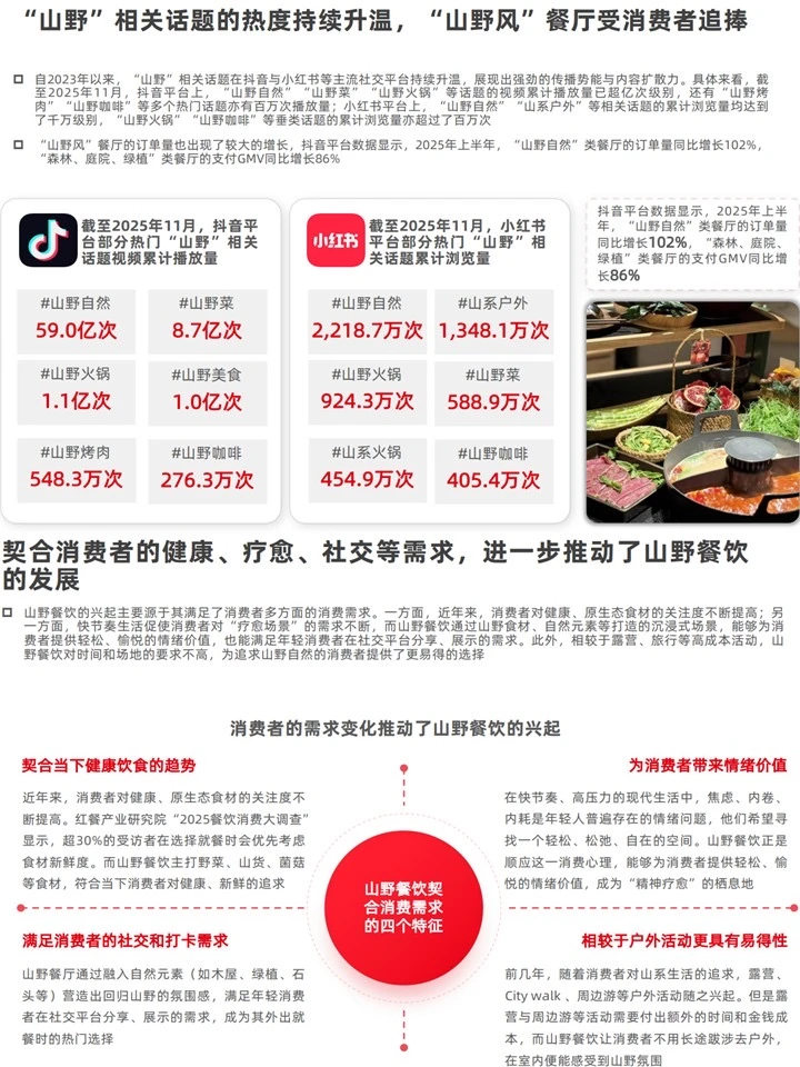 山野餐饮发展趋势:情绪疗愈+餐饮界万精油