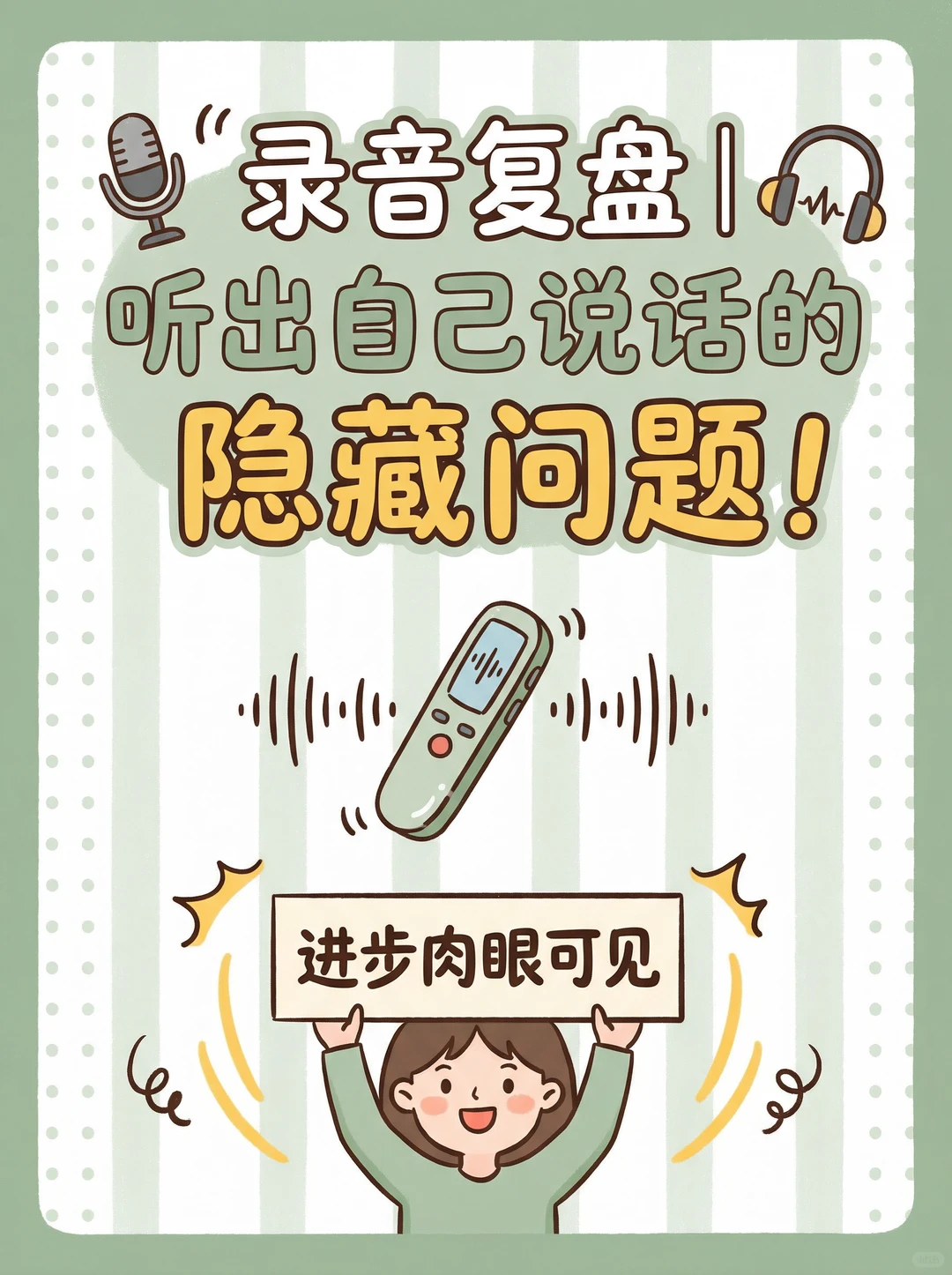 录音复盘|听出自己说话的隐藏问题!