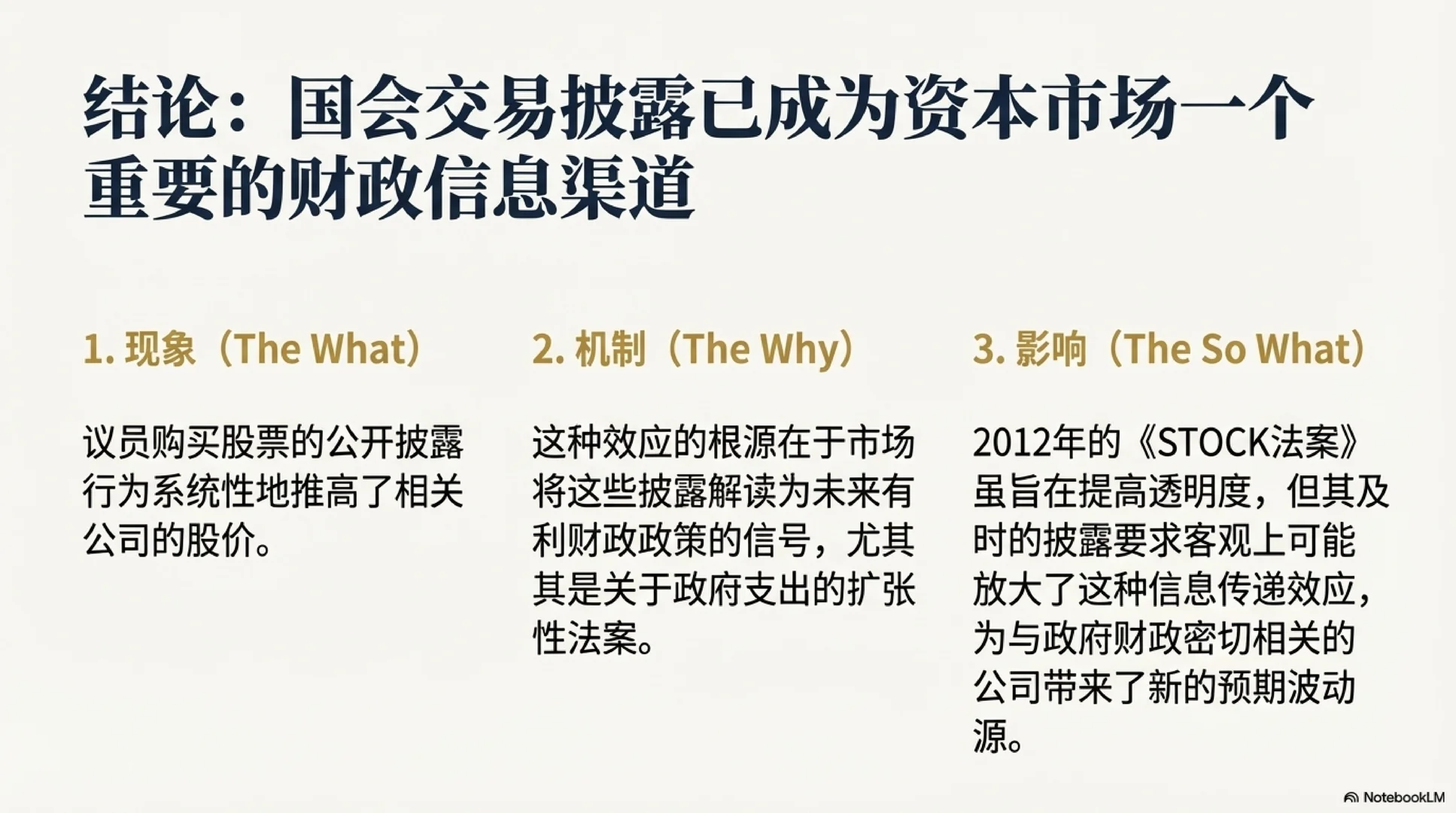 [Seminar] 国会议员炒股，市场在听什么信号