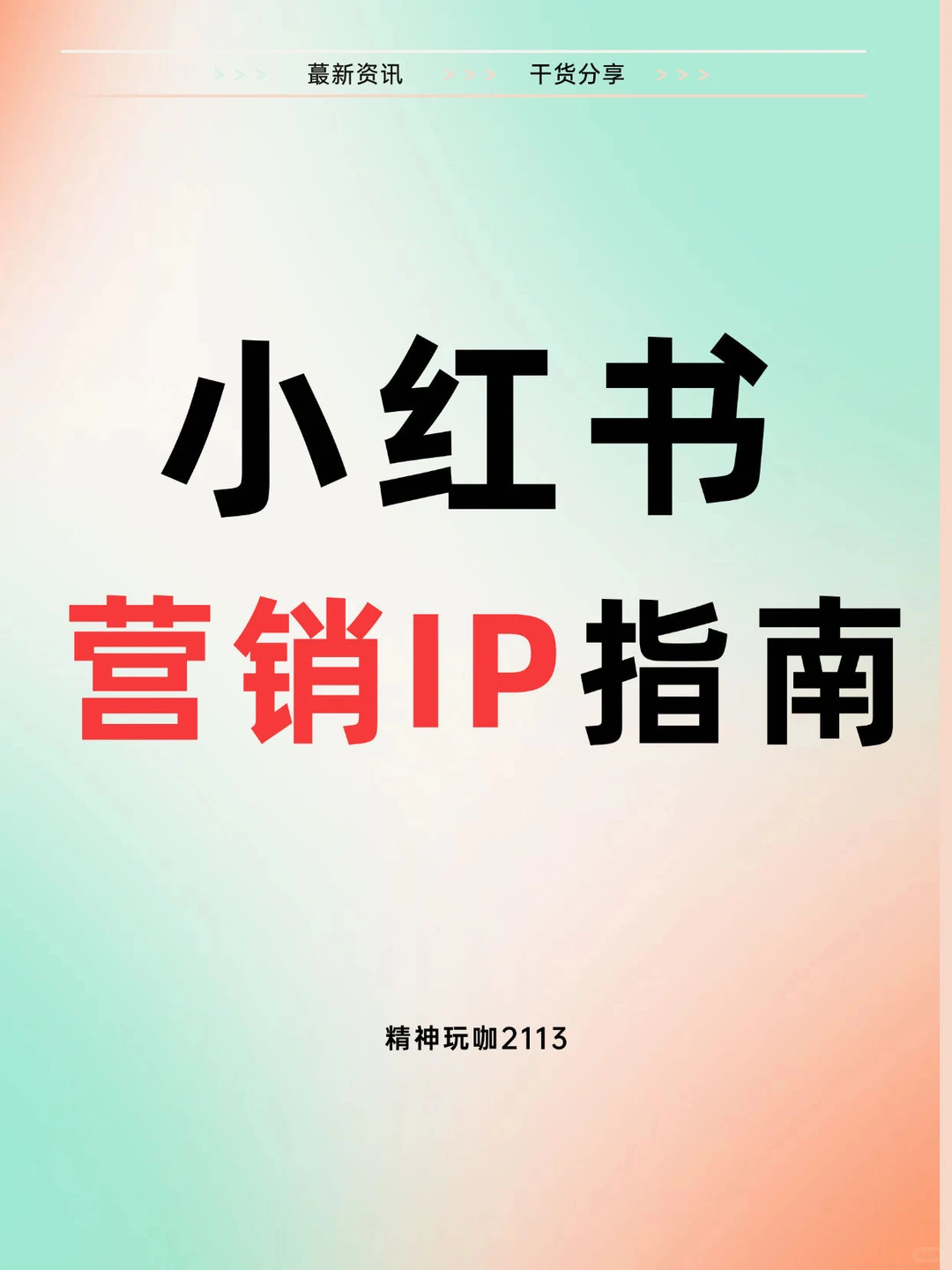 2025小红书营销IP指南【蕞新版】