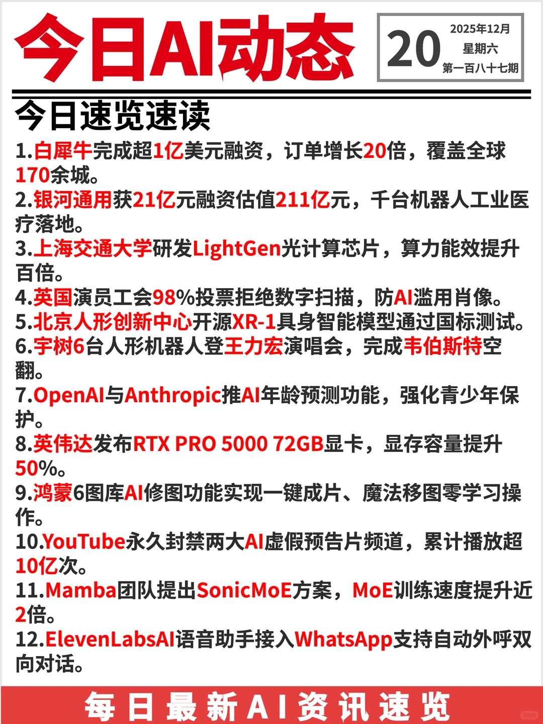 20251220 AI前沿资讯?