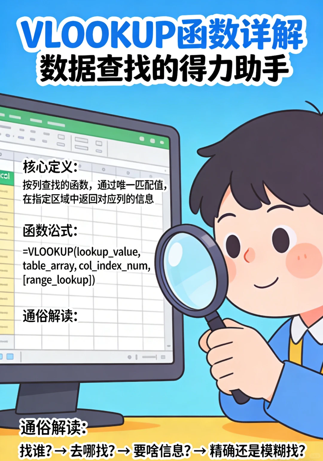 Excel必会技能-跨表数据匹配 简单易学