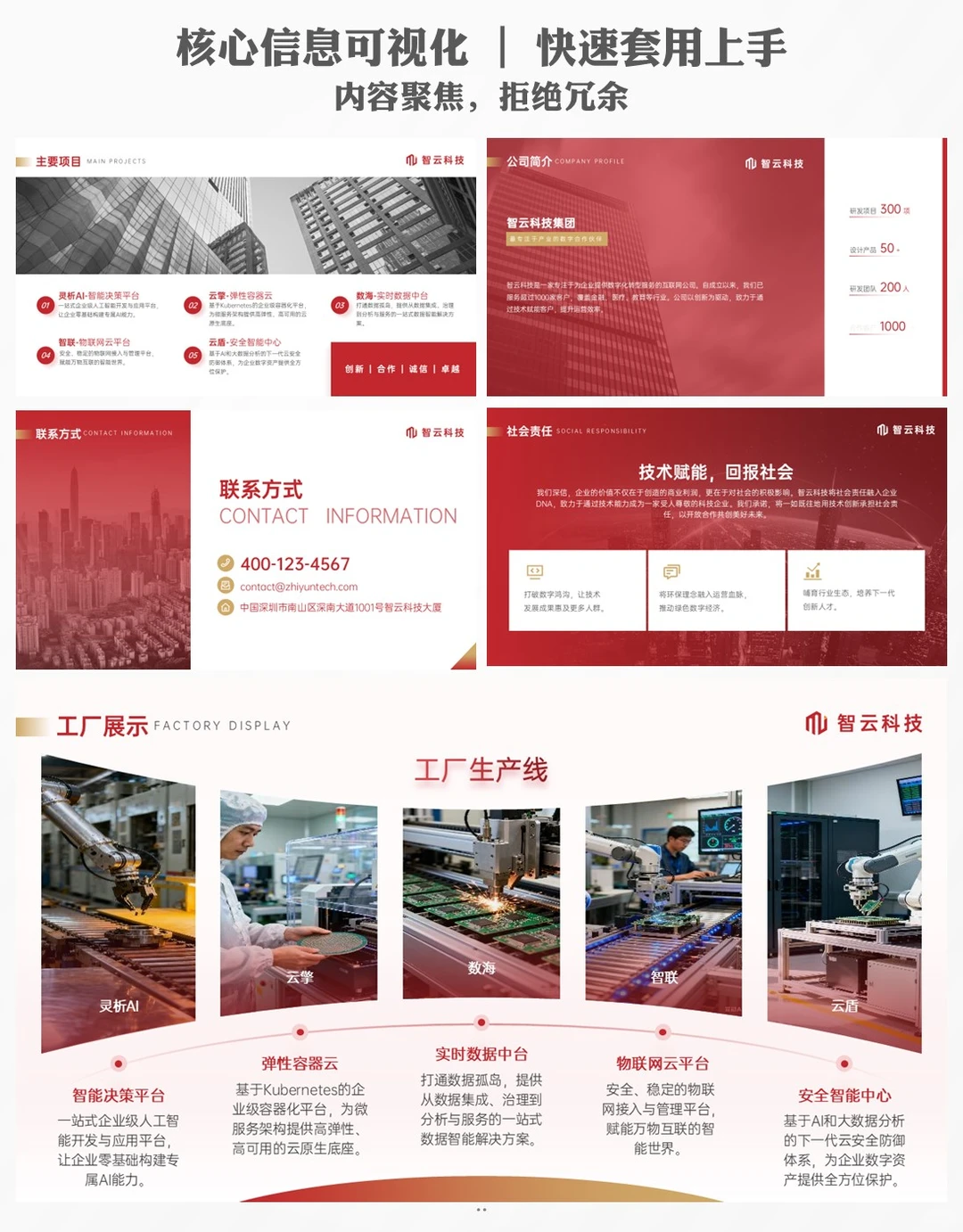 企业项目展示ppt模板