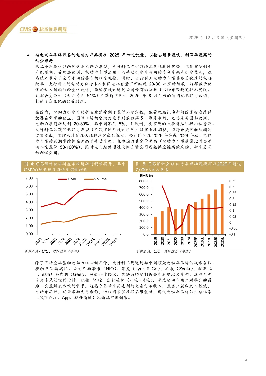 大行科工-折叠自行车增长空间研究报告