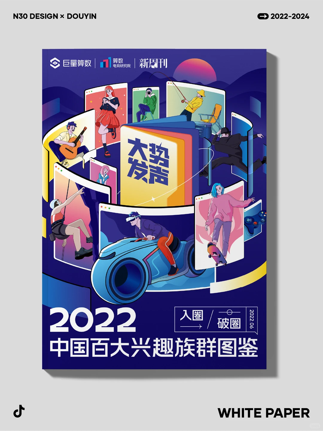 多图预警，抖音白皮书封面设计合集
