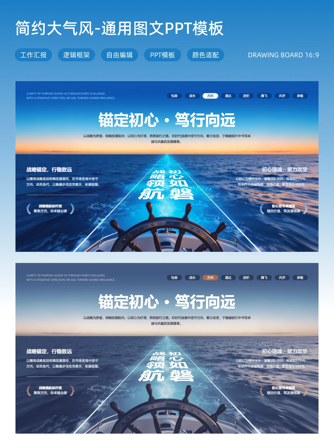 战略规划怎么写？意象化表达让PPT秒变大片