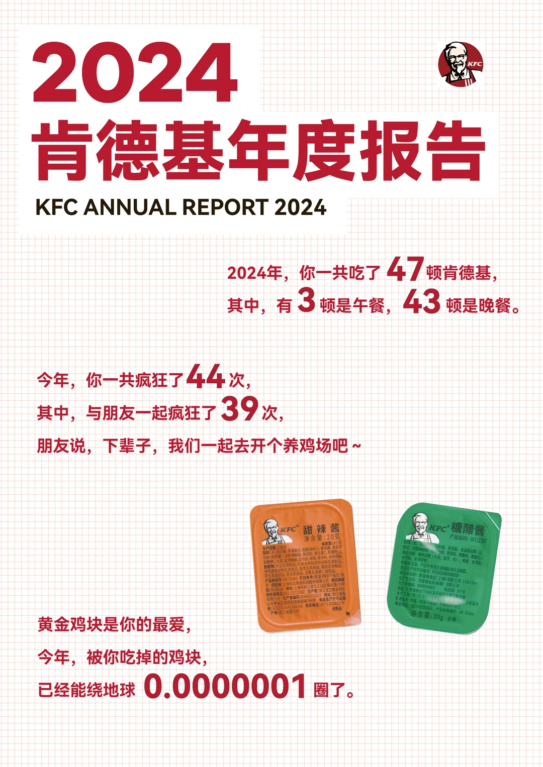 再见，肯德基与疯狂星期四！肯德基年度报告
