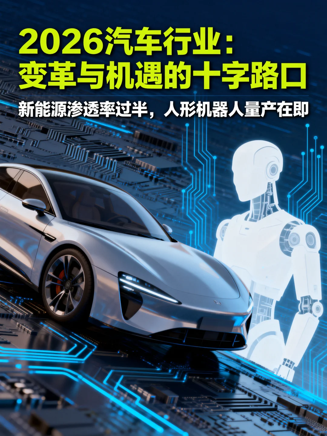 2026汽车行业:变革与机遇的十字路口