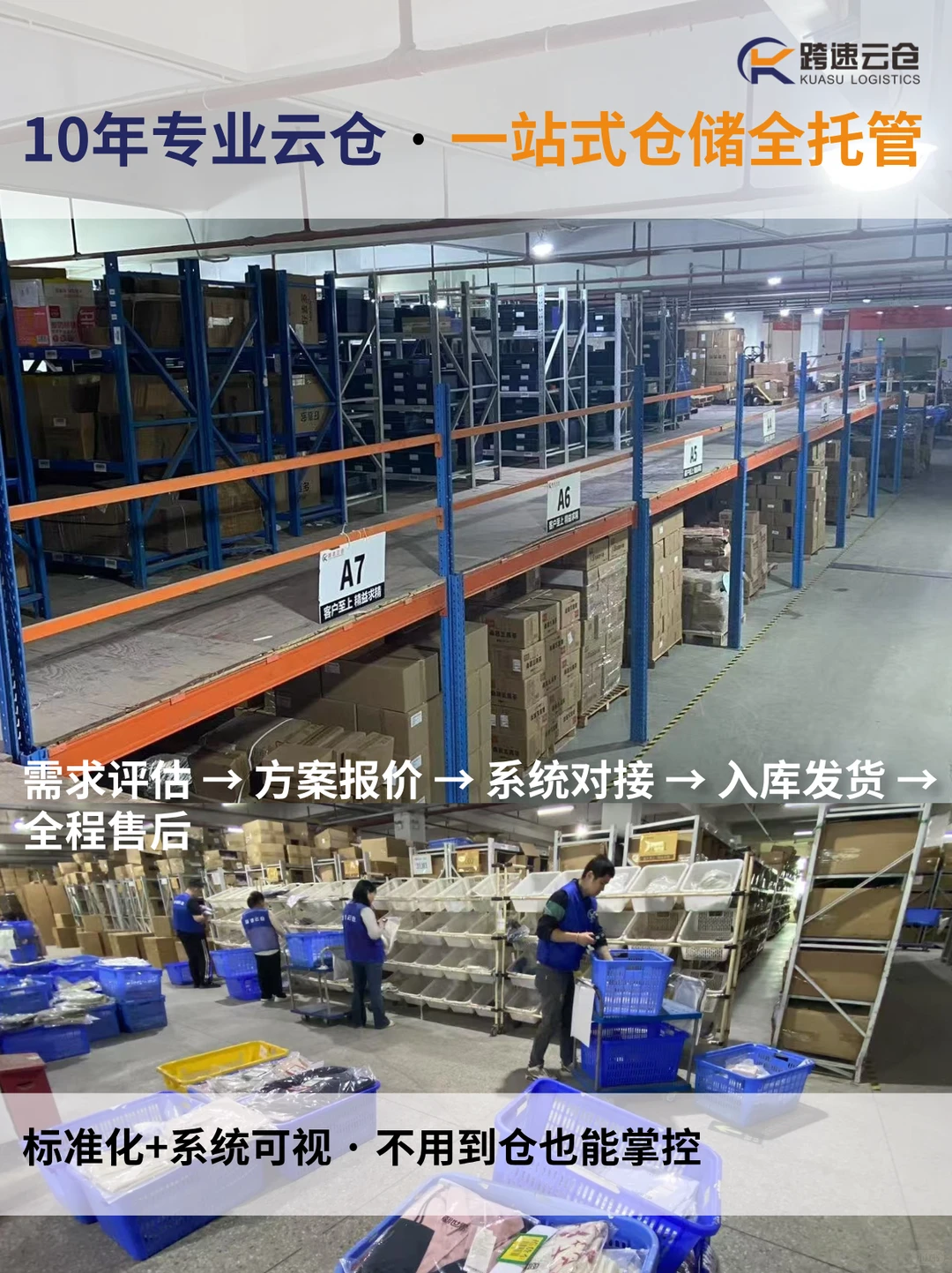 10年云仓老品牌!服饰/食品/3C全行业覆盖