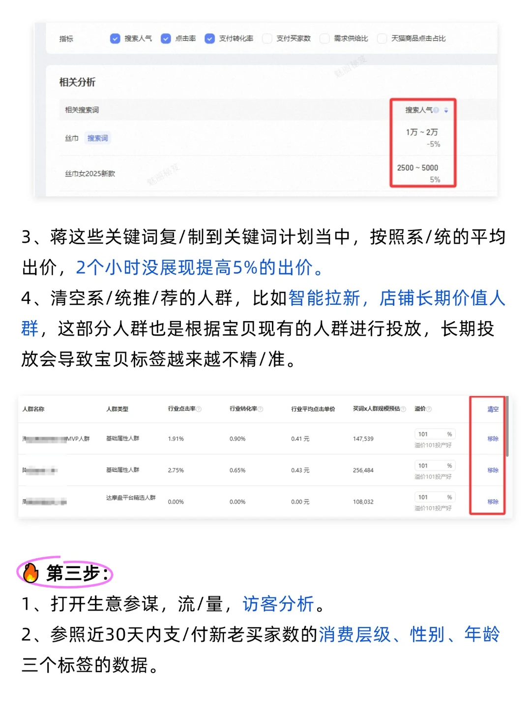 做淘宝一定要学会纠正人群标签！转化飙升！