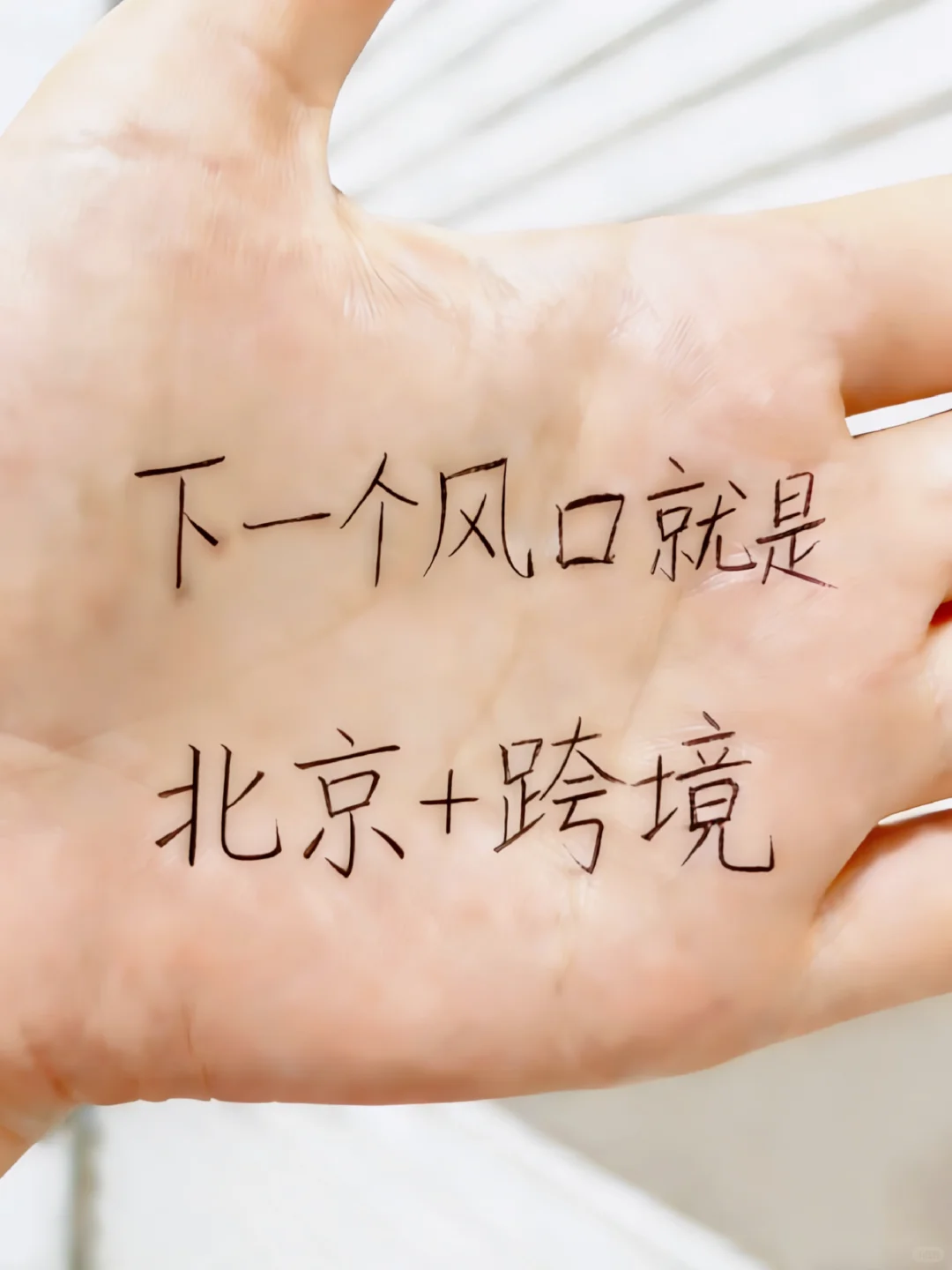 下一个风口就是北京+跨境!