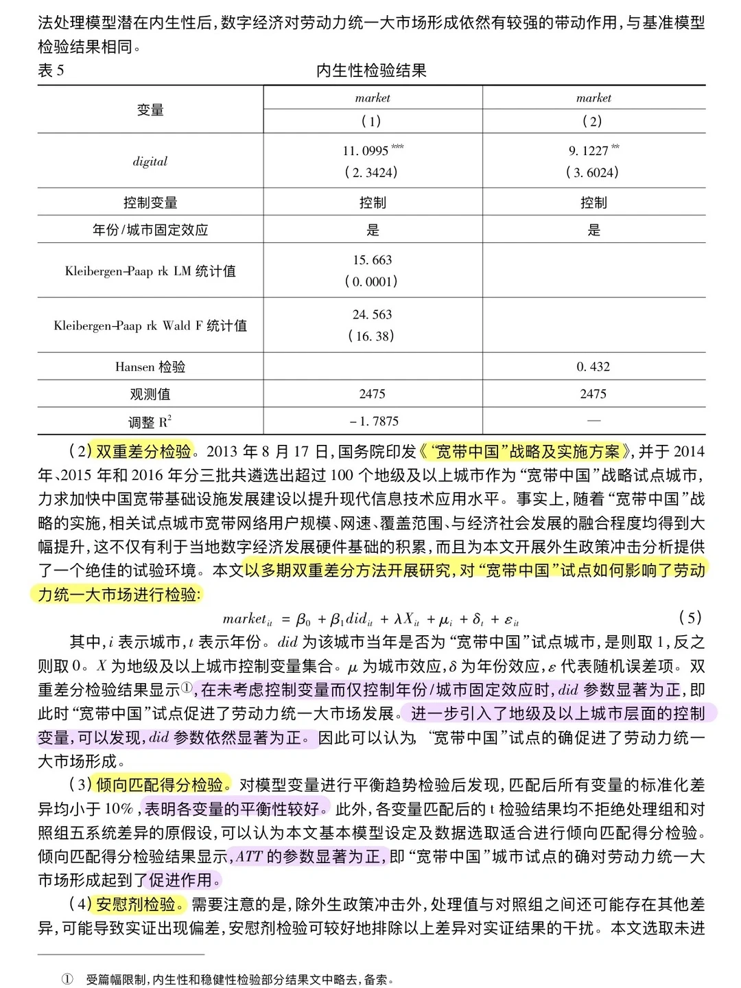 论文跟读|数字经济与劳动力统一大市场形成