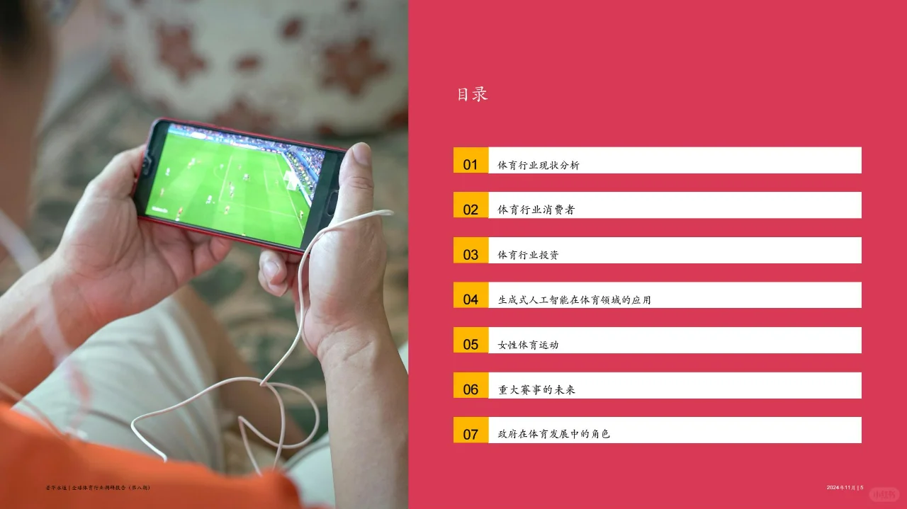 2024全球体育行业调研报告