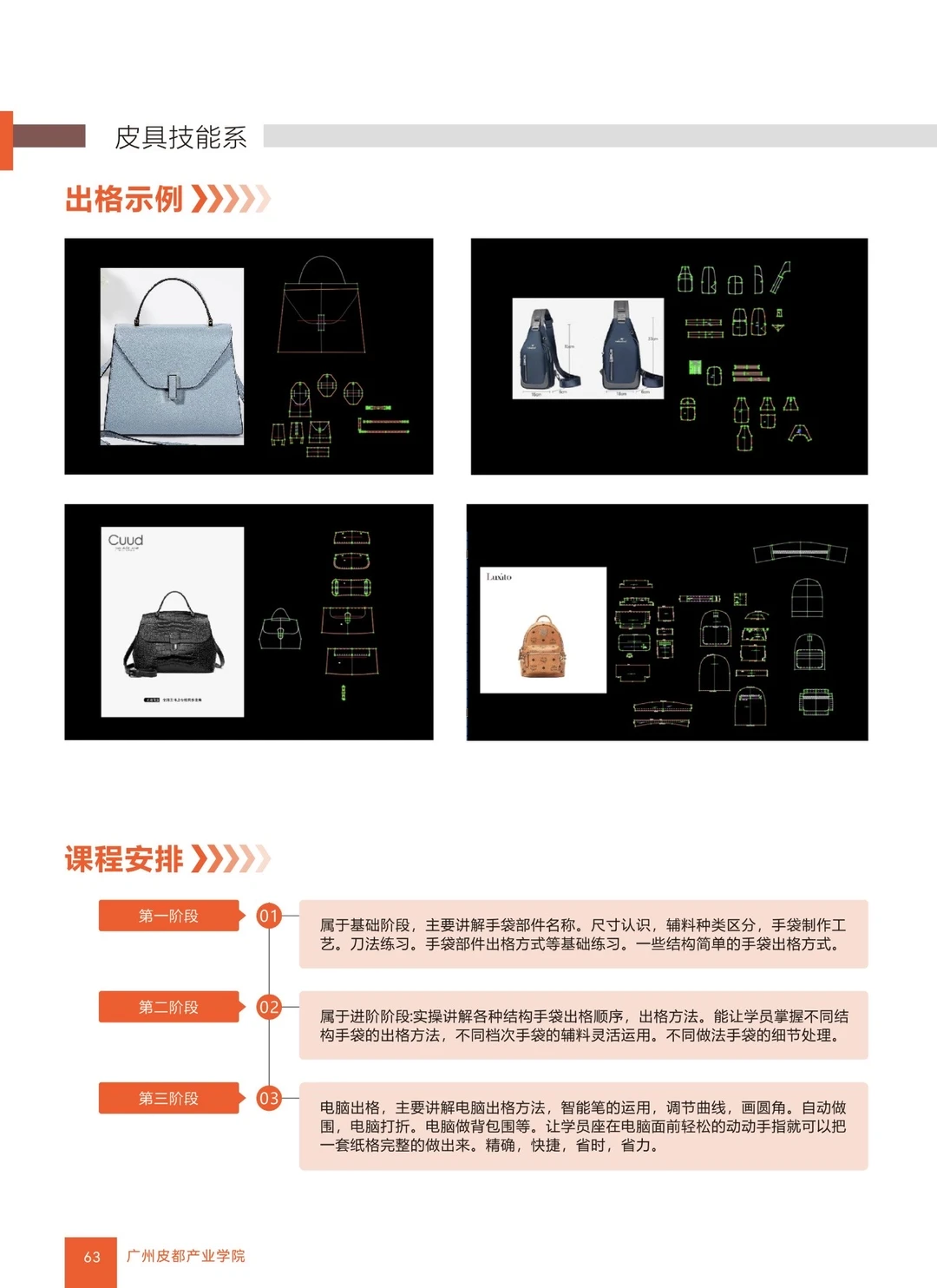 零基础学手袋出格,45天时间学完就能做包包