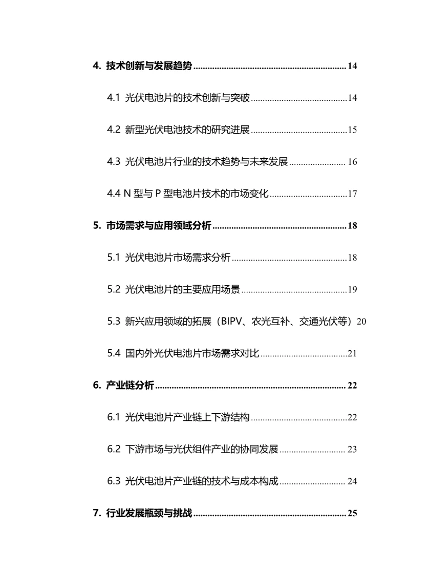 2024年光伏电池片行业调研分析报告