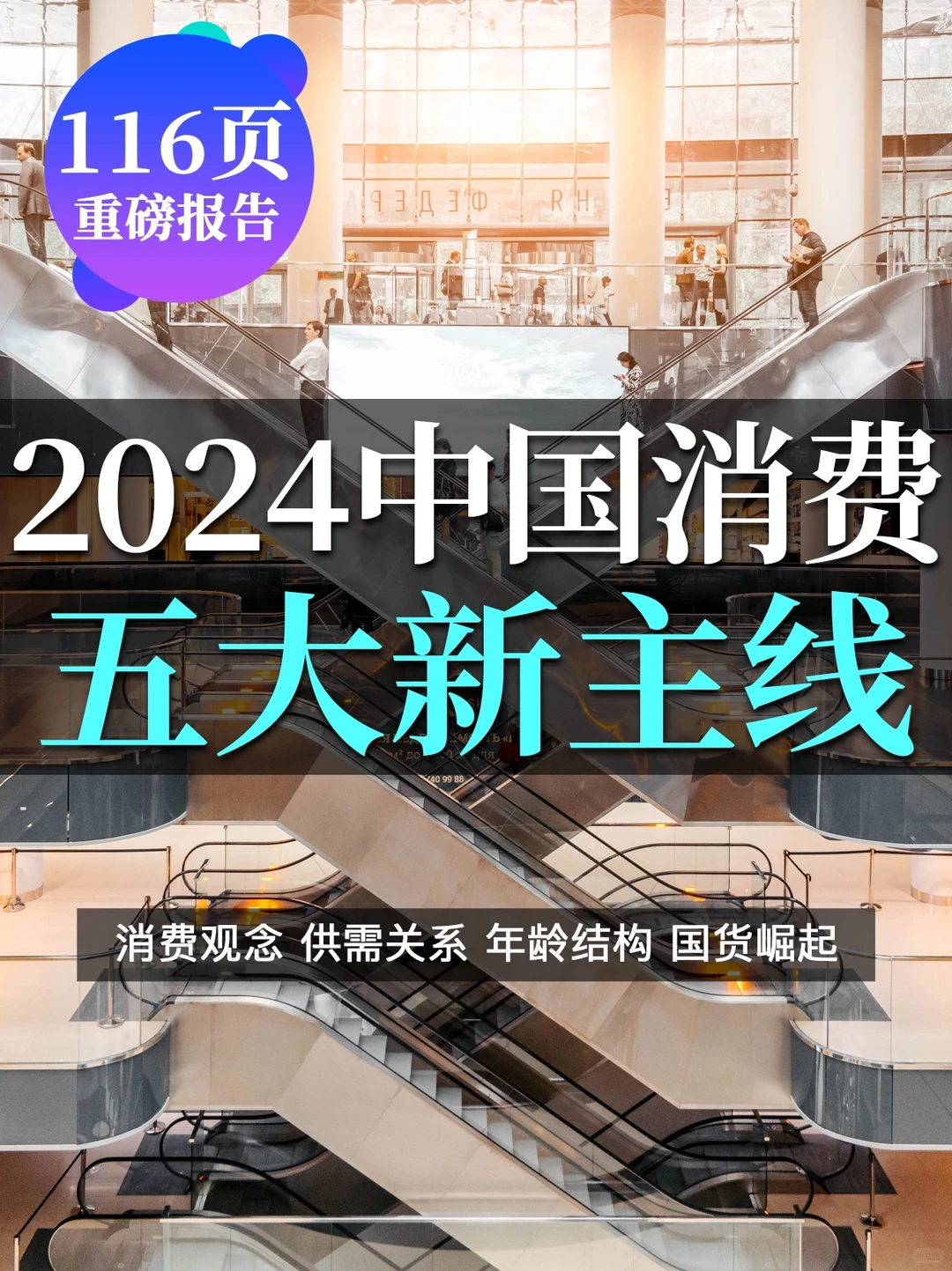 116页报告,Get 2024中国消费五大新主线?