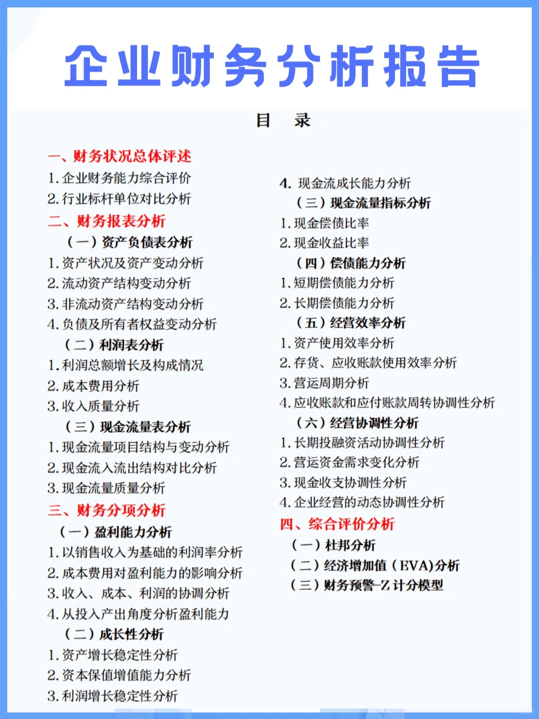?财务分析报告太难写？整整8000字范文✌