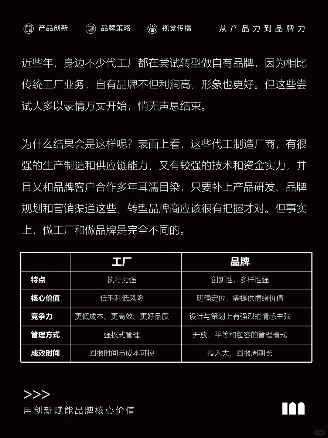 为什么工厂转型做品牌很难成功