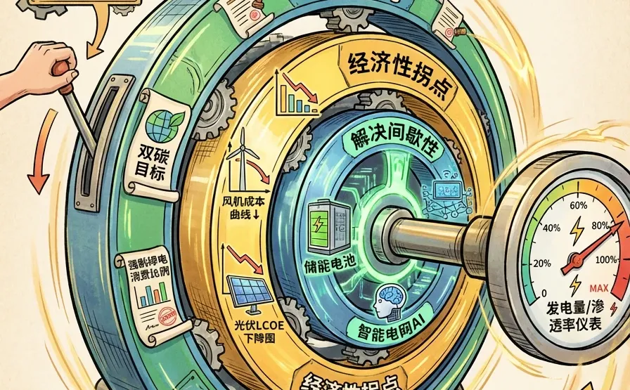 绿电应用产业链全景图