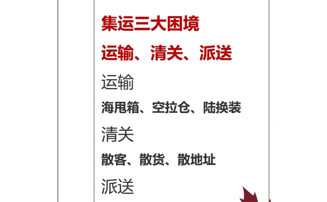 集运没有诗和远方,只有入仓和出仓