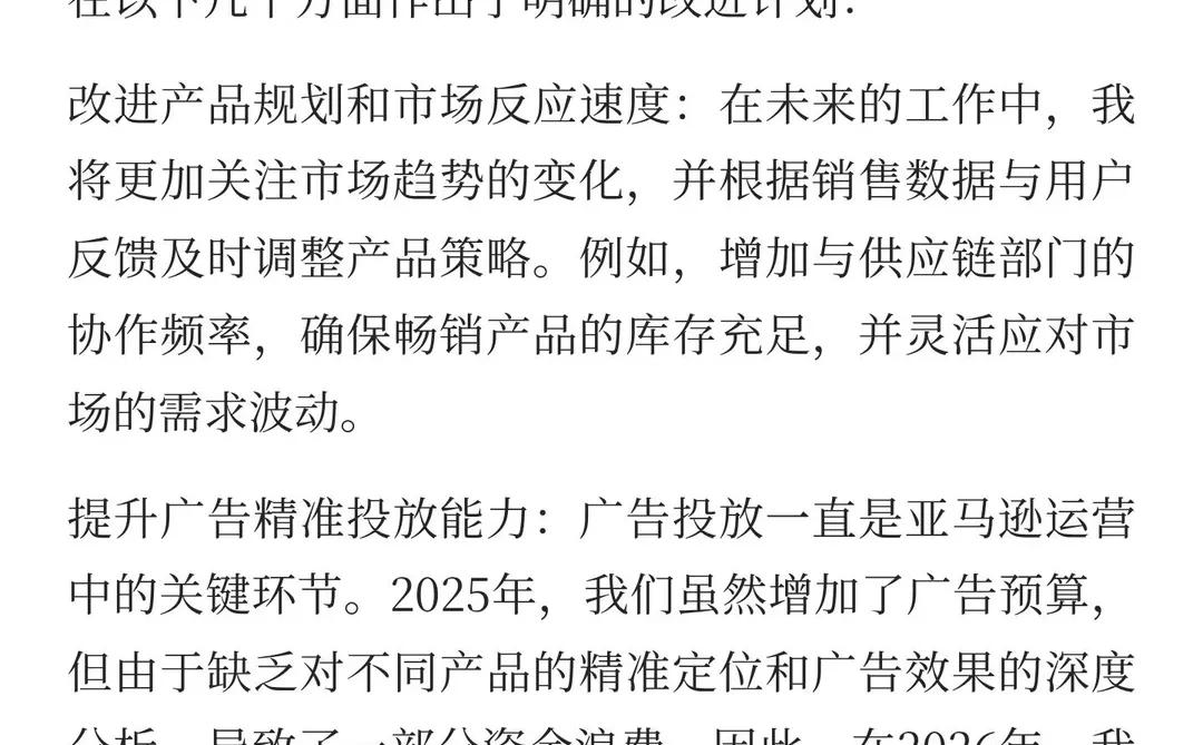 亚马逊运营之路年度述职