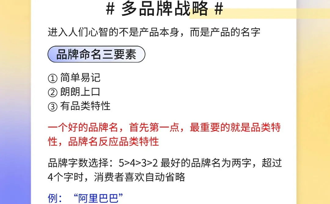 ?【品牌制胜秘籍】多品牌战略?