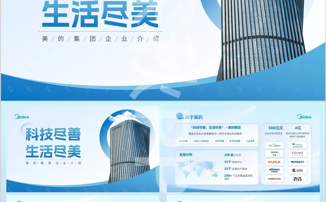 美的公司介绍PPT