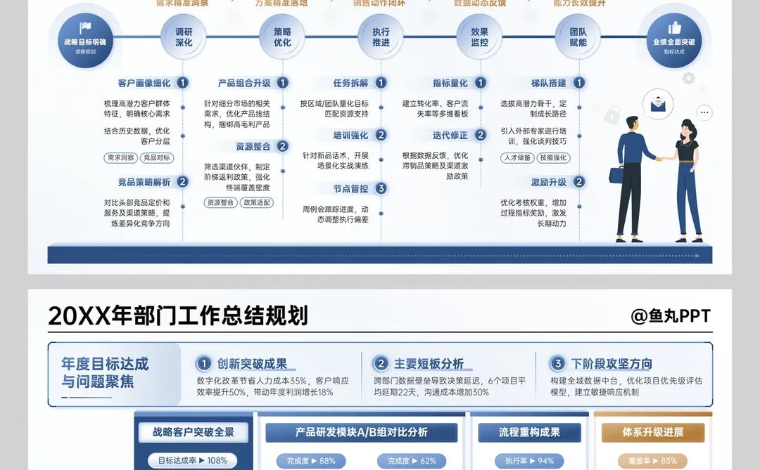 抄作业了！领导想看的年终总结PPT