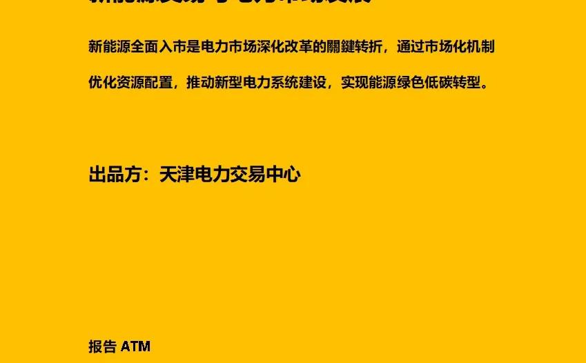 新能源交易与电力市场发展 附原文文档