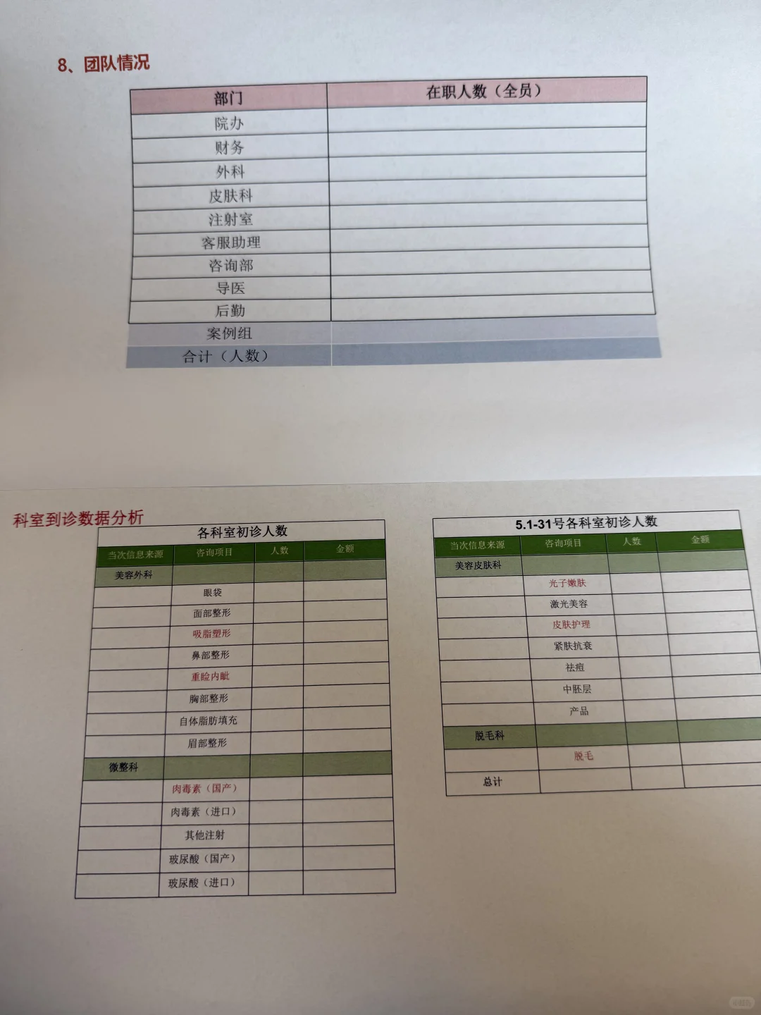 医美机构2024年总结模版