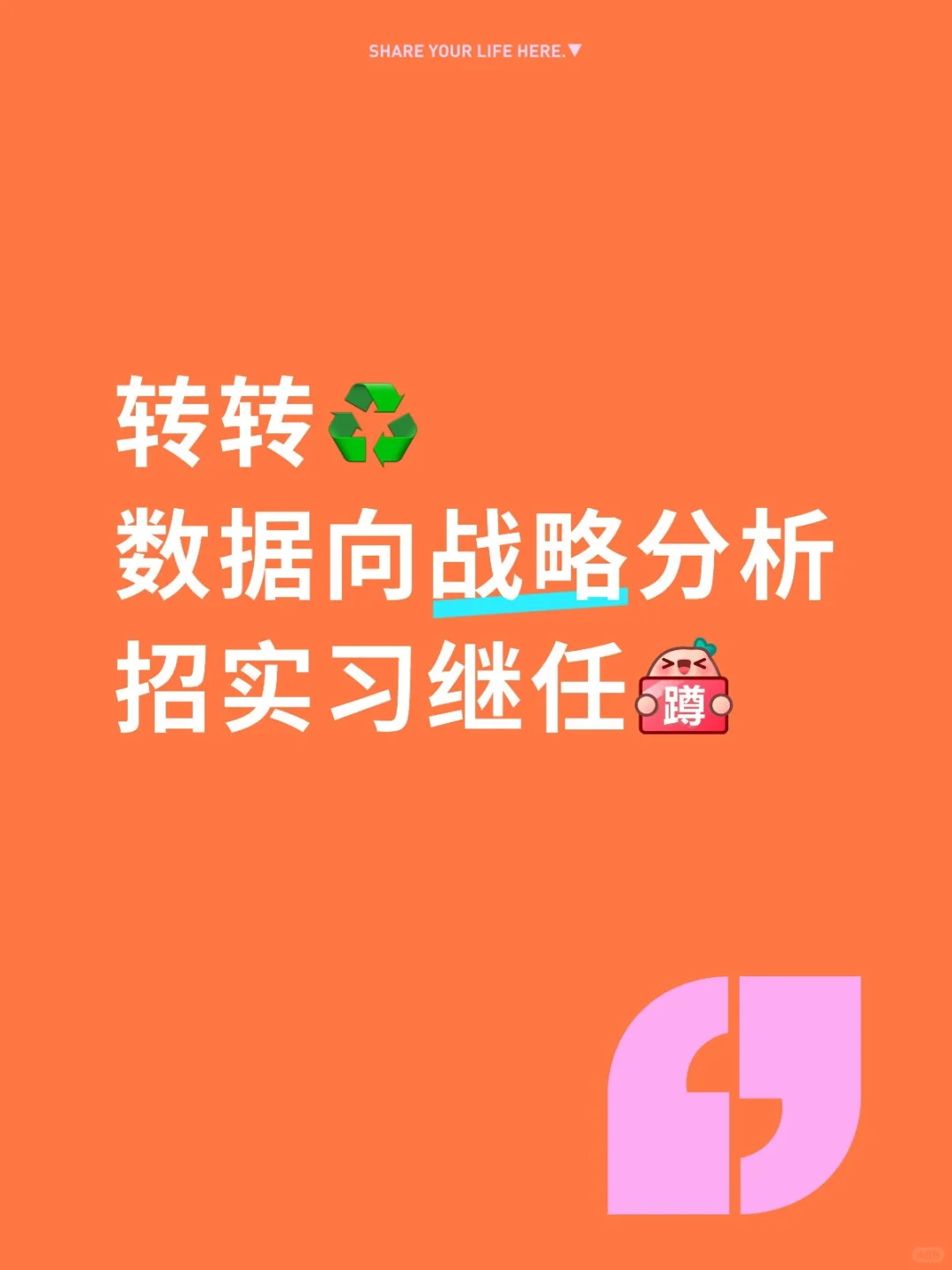 北京转转战分实习找继任啦