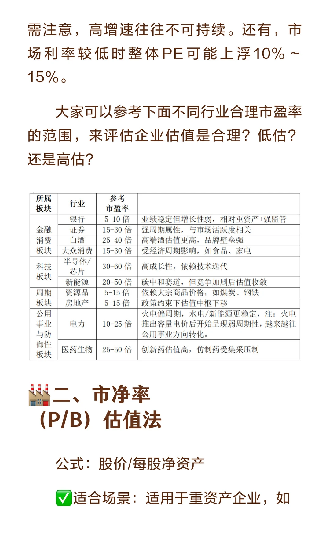 如何给企业估值（二）