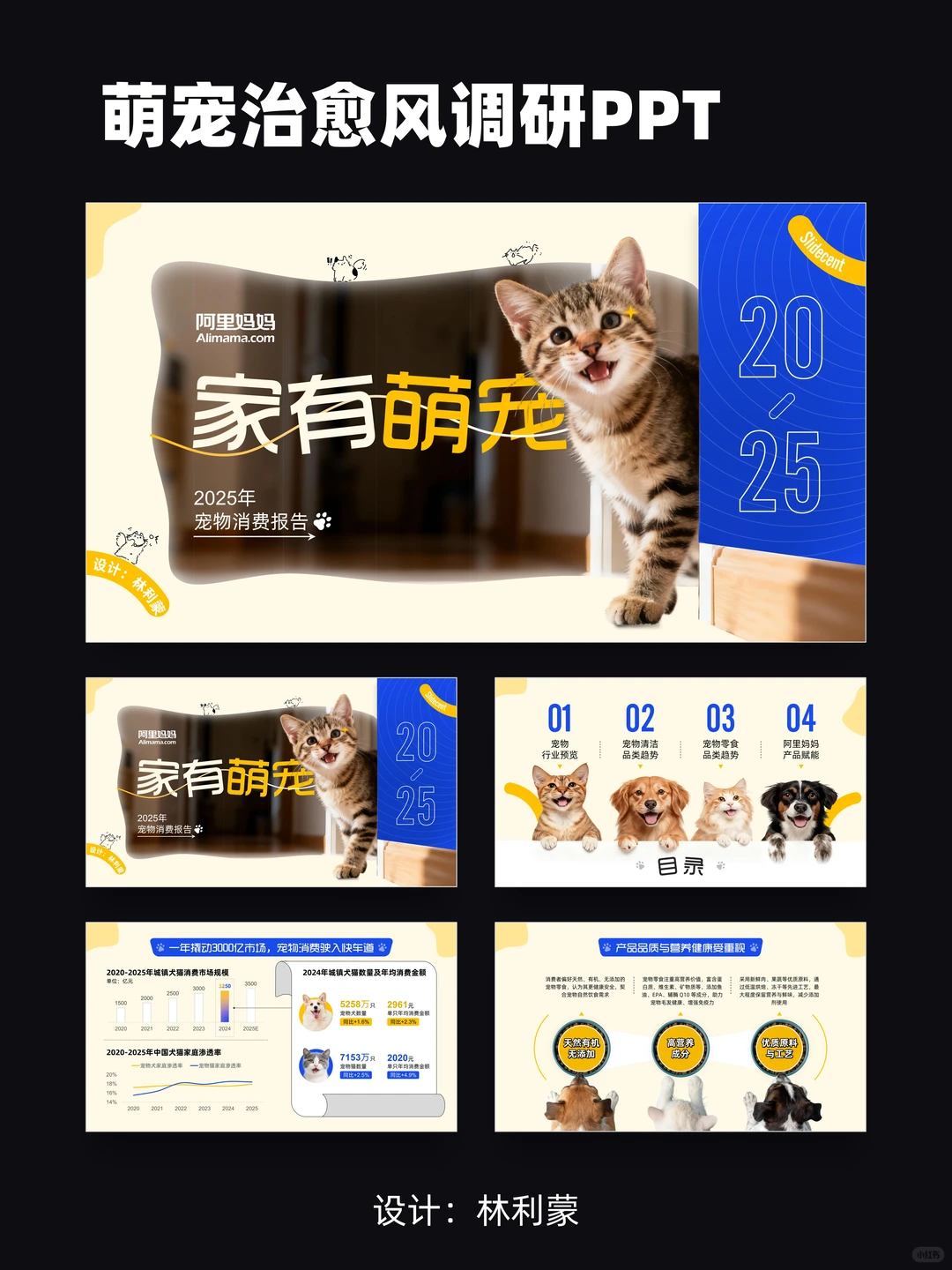 调研报告PPT，也可以很可爱