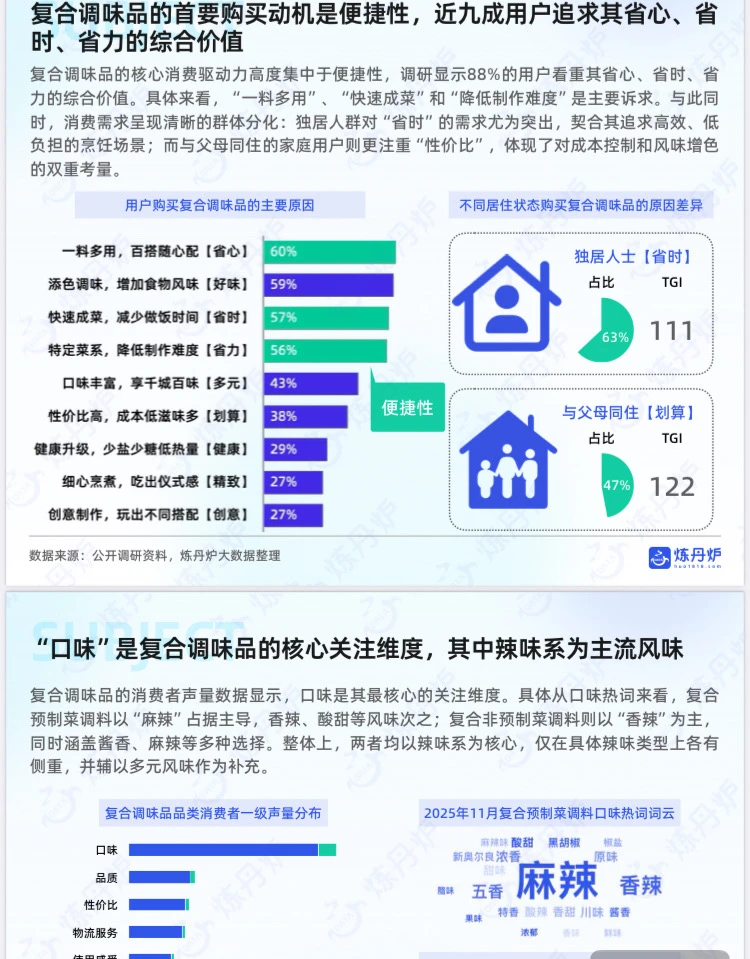 2025年中国调味品市场消费趋势洞察报告