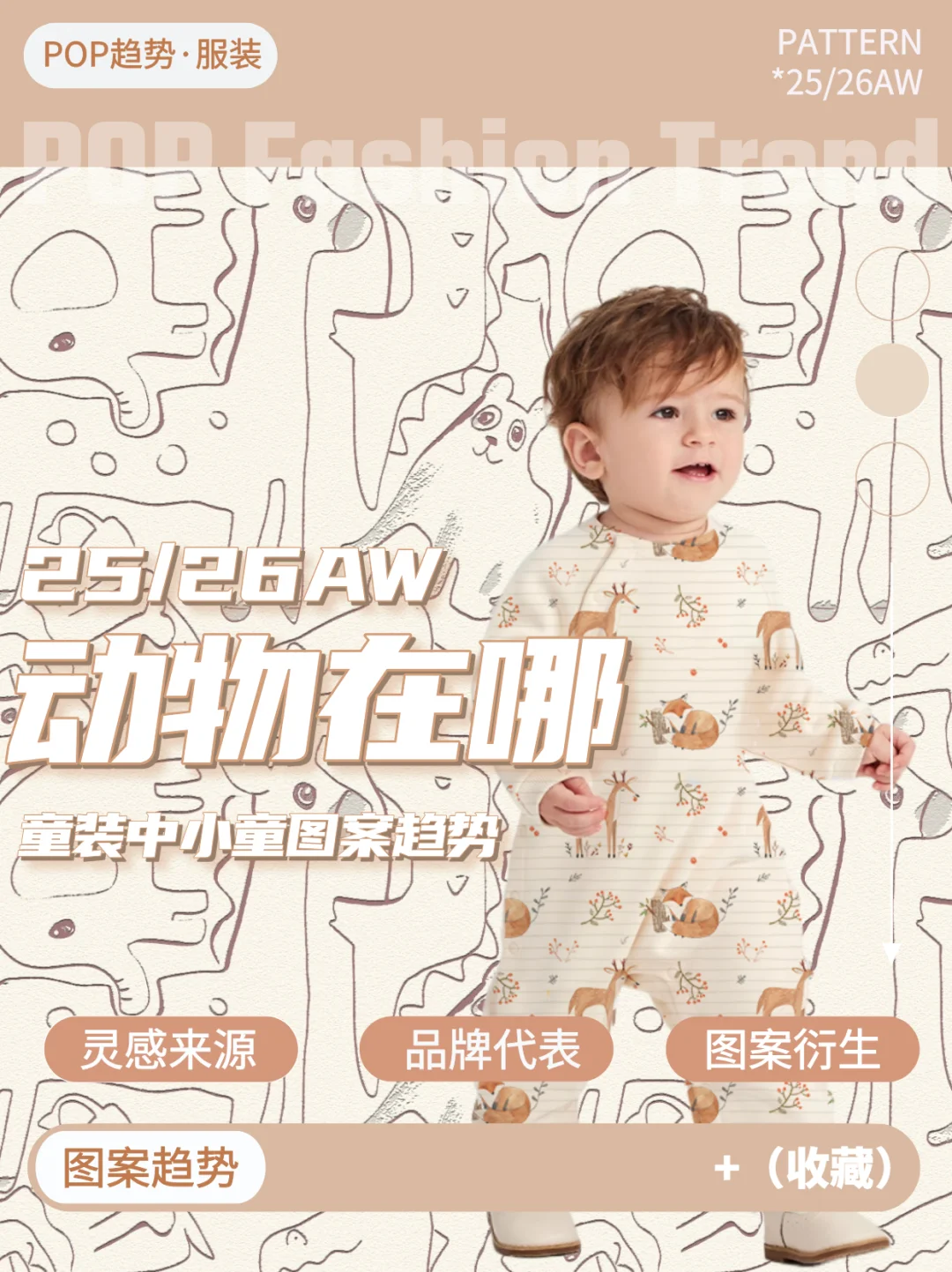 被问爆的婴童图案趋势，动物元素yyds