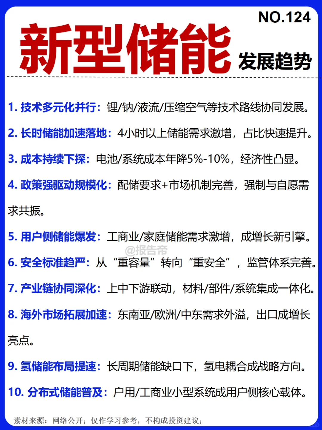 新型储能 浪潮 15图精析～1天1条产业链