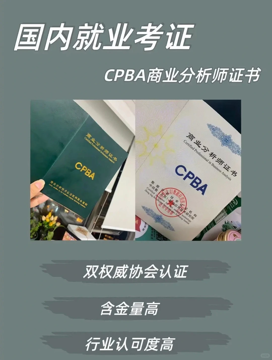 CPBA商业分析师是做什么的❓❓