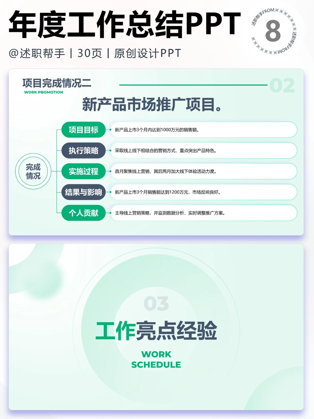 2564销售跟单工作计划总结汇报PPT