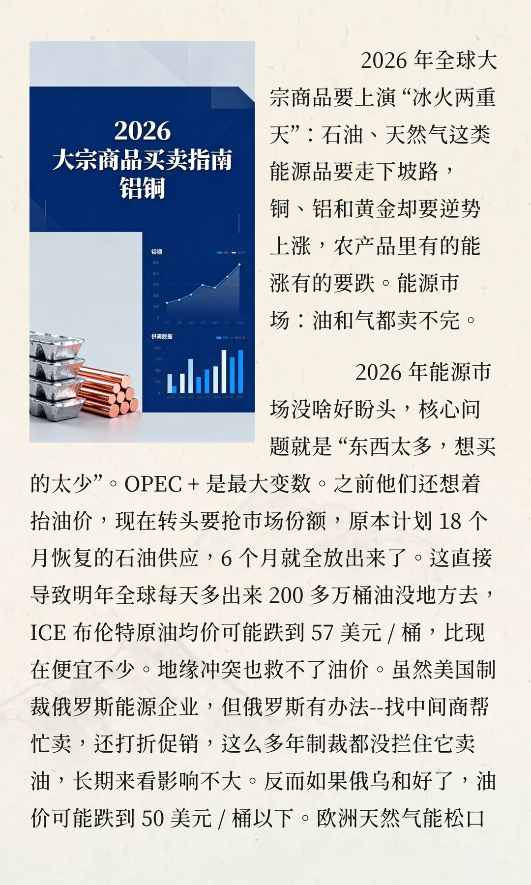 2026大宗商品买卖指南