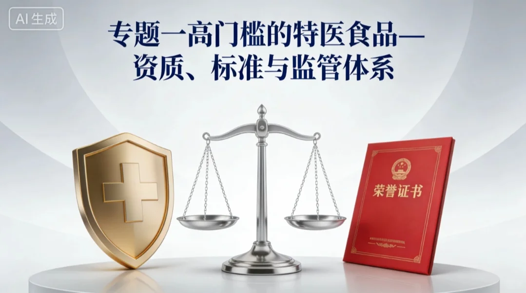 巜专题一》高门槛的特医食品
