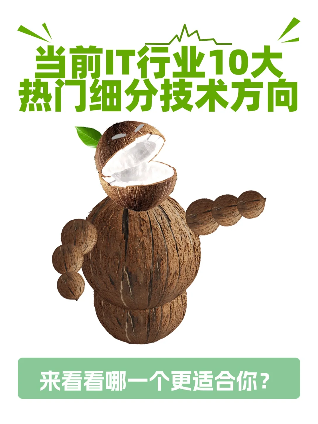 当前IT行业10大热门细分方向，哪个适合你
