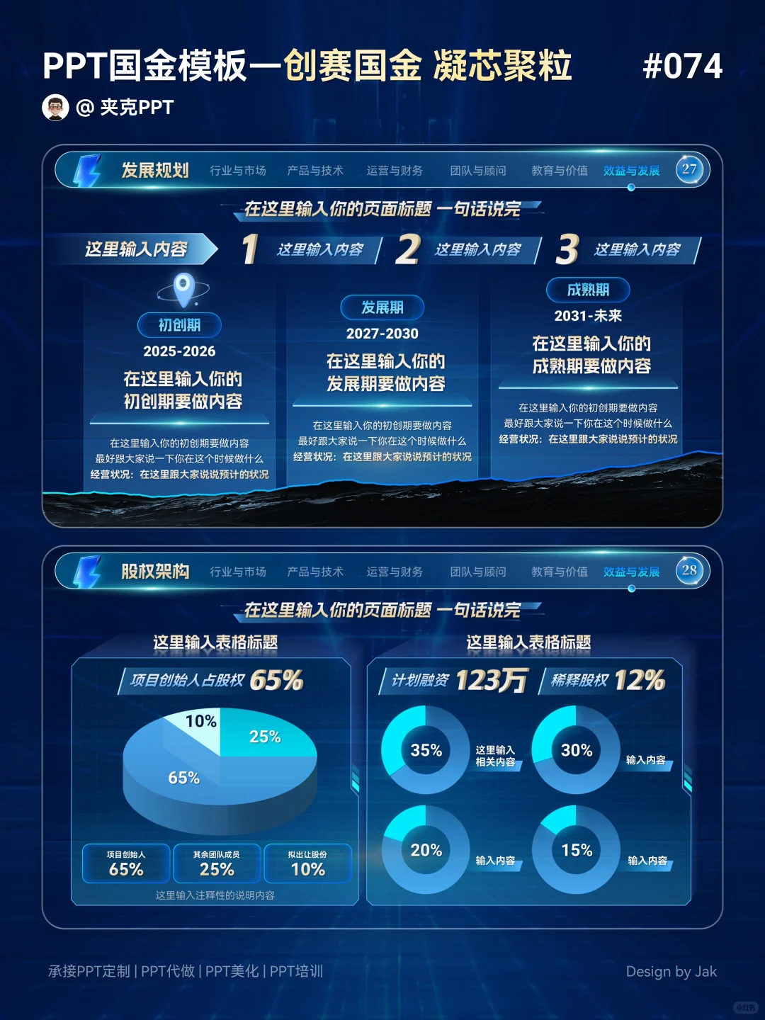 ?创赛国金ppt这样做,科技感直接拉满!