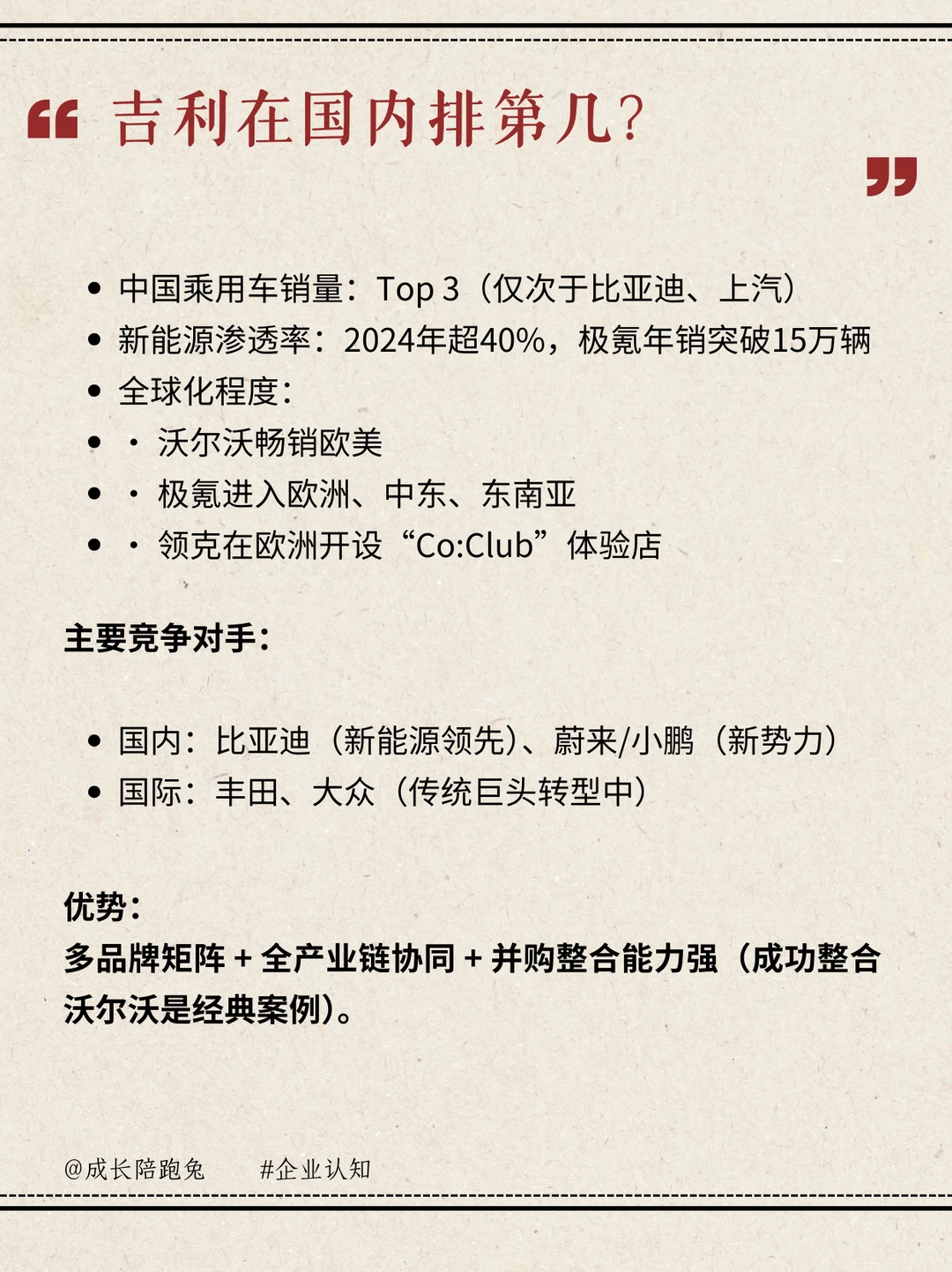 1分钟看懂吉利:从造车到造生态,它超酷的