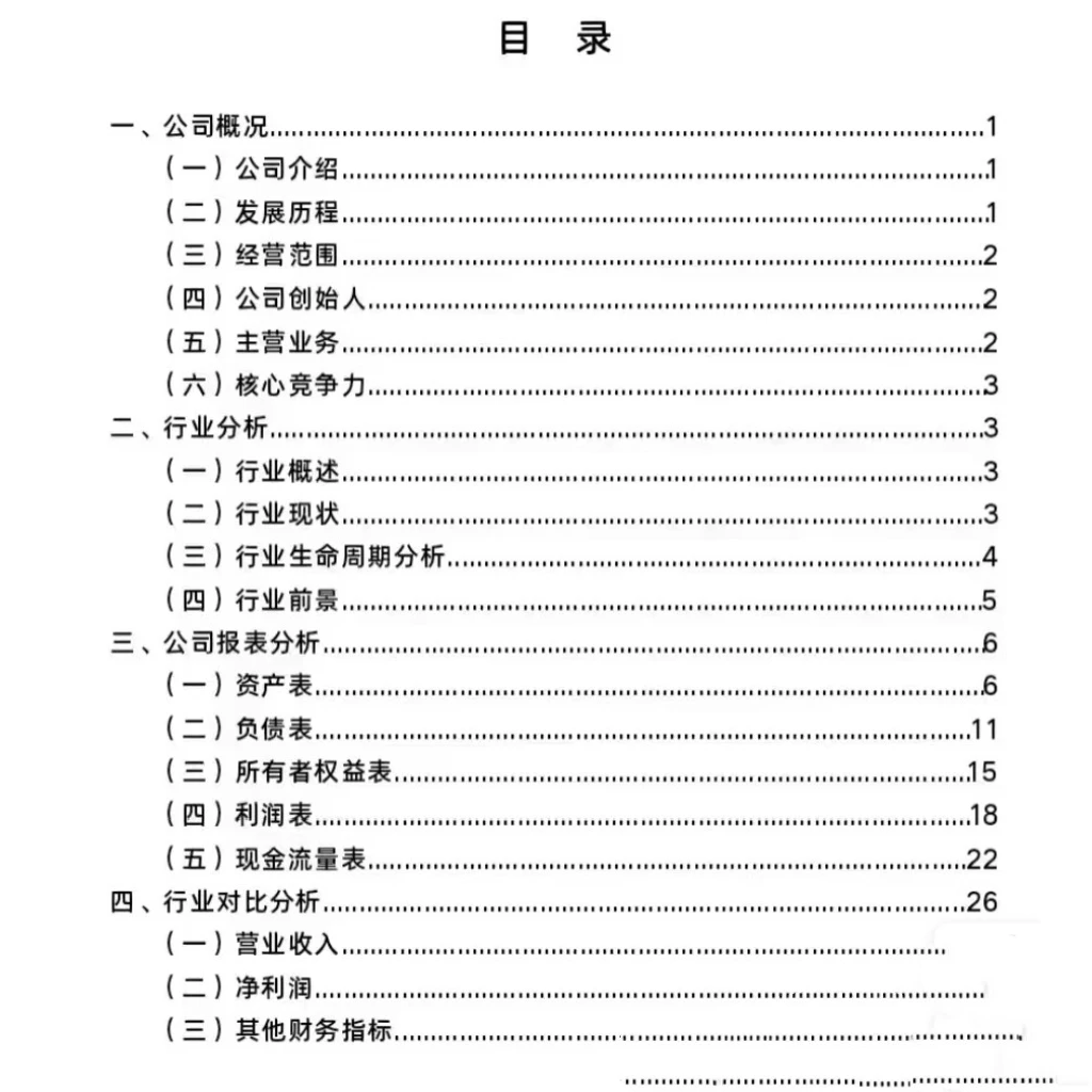 大学生证券投资分析报告写作步骤