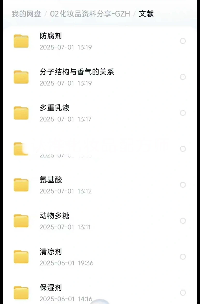 化妆品配方+书籍+文献+法规+趋势电子版