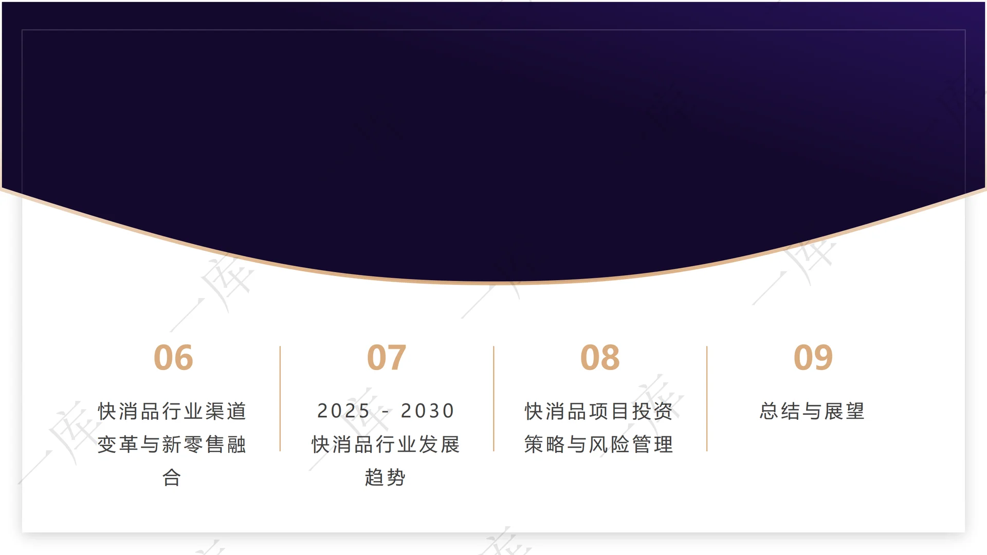 2025-2030全球快消品市场