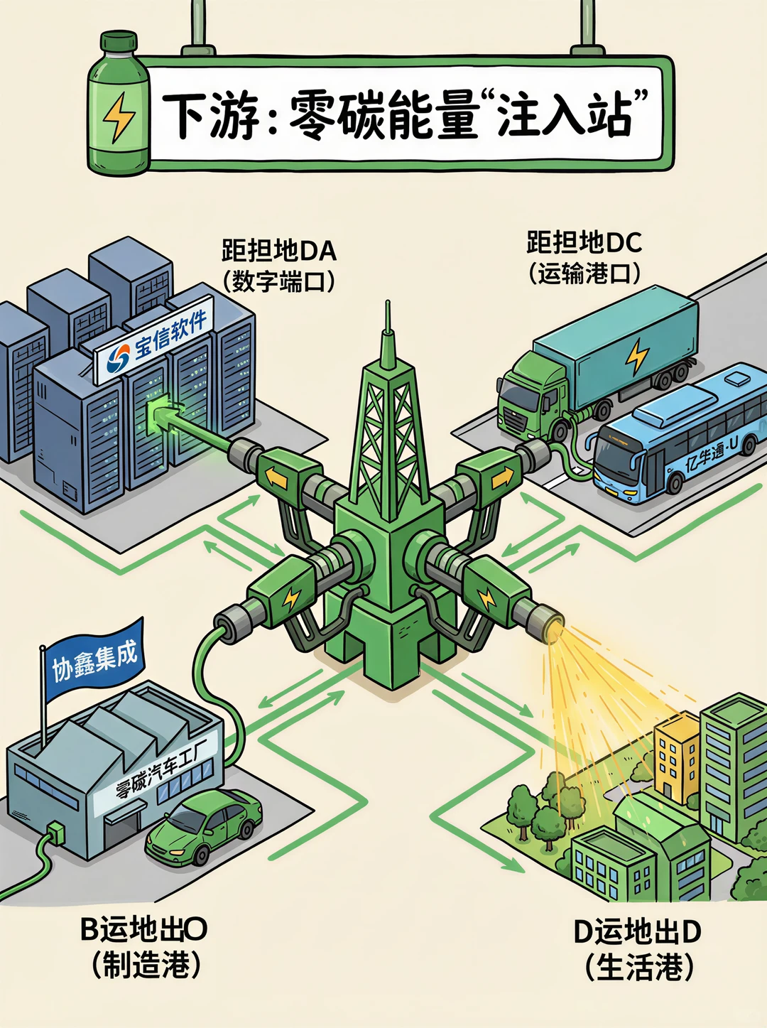 绿电应用产业链全景图